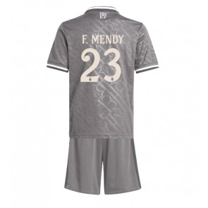 Real Madrid Ferland Mendy #23 Dětské Alternativní dres komplet 2024-25 Krátký Rukáv (+ trenýrky)